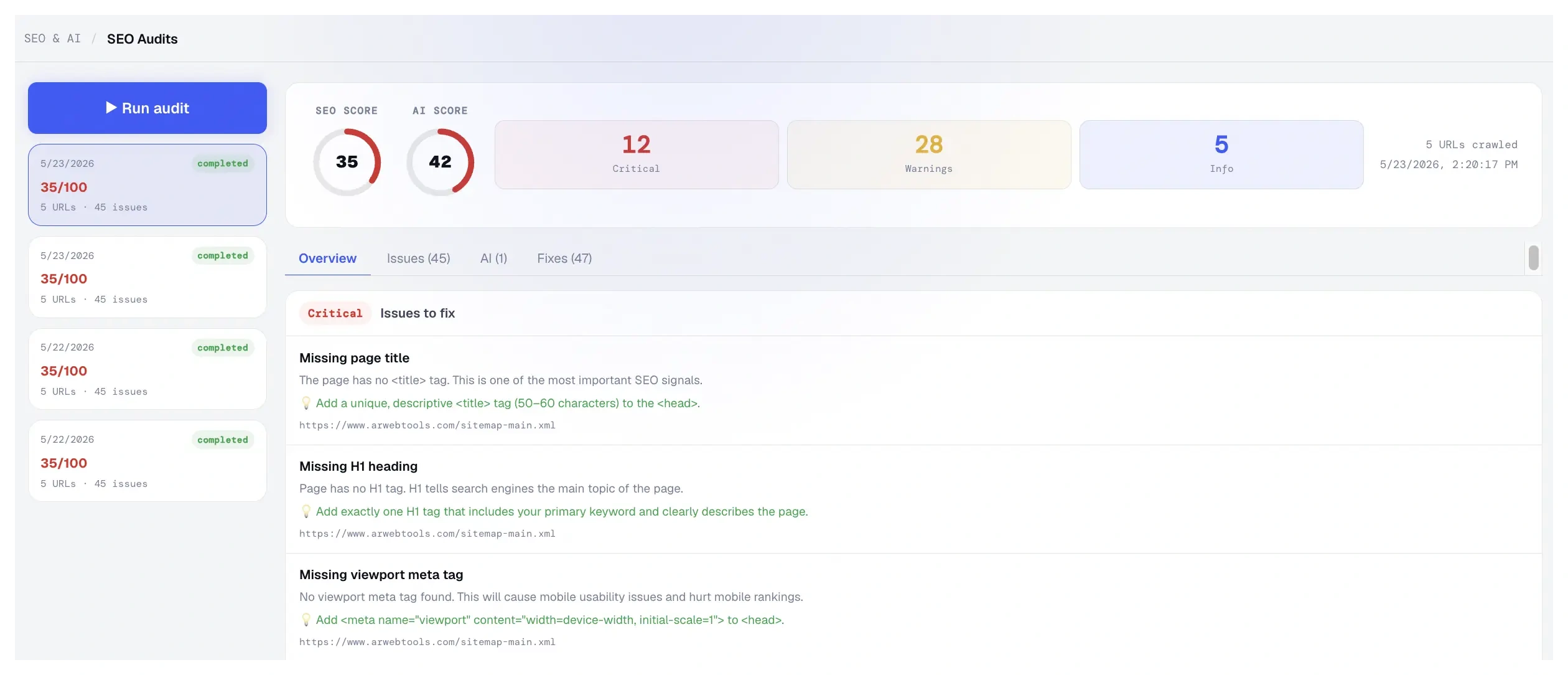 SEO Audits